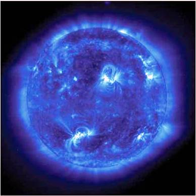 UV Image Sun Flares_NASA